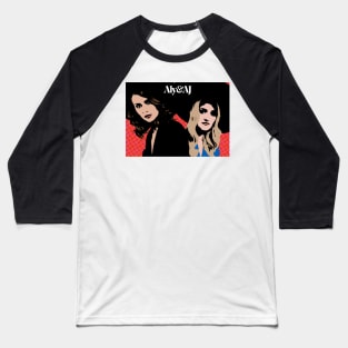 aly and aj style pop art Baseball T-Shirt